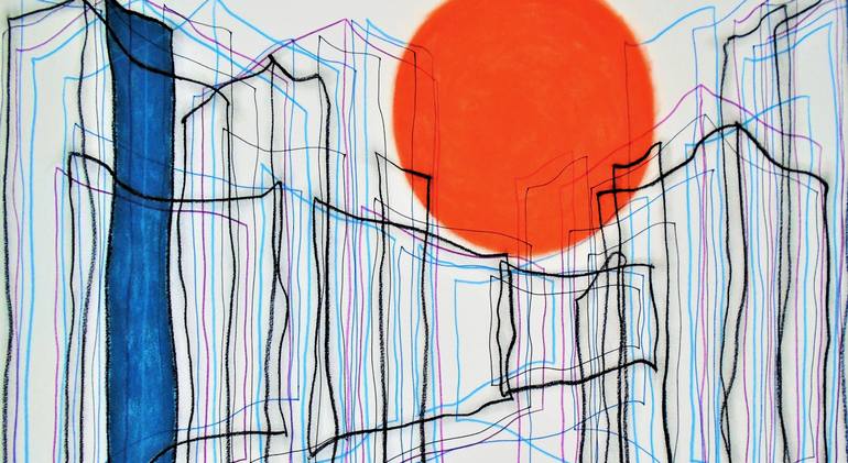 Original Expressionism Abstract Mixed Media by Kevin Jones