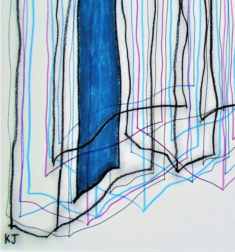 Original Expressionism Abstract Mixed Media by Kevin Jones