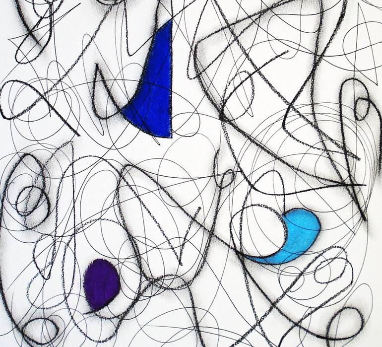 Original Expressionism Abstract Drawing by Kevin Jones