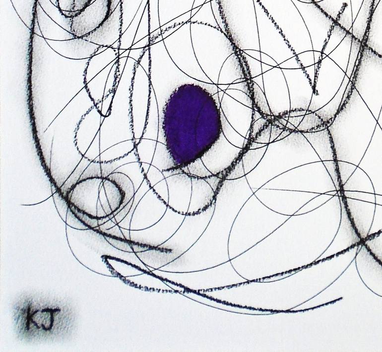 Original Expressionism Abstract Drawing by Kevin Jones