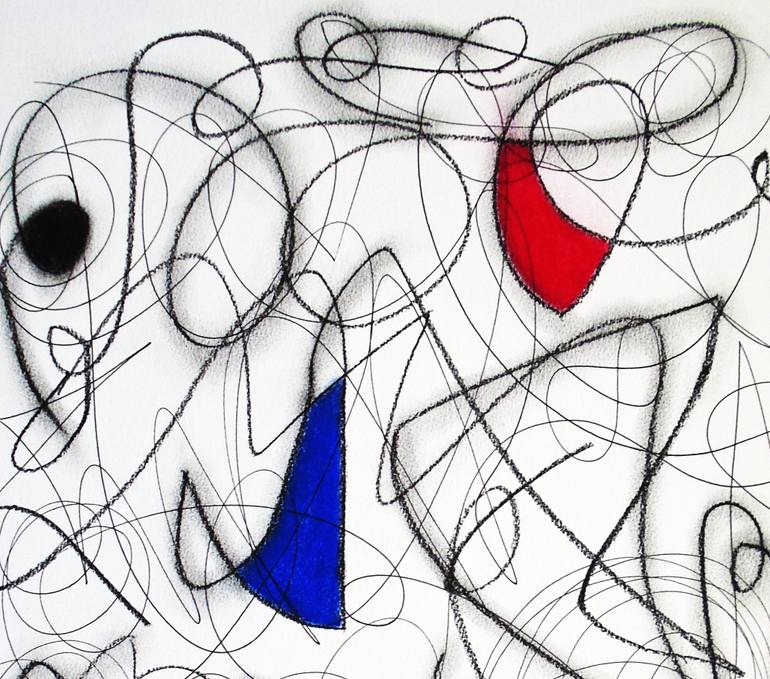 Original Expressionism Abstract Drawing by Kevin Jones