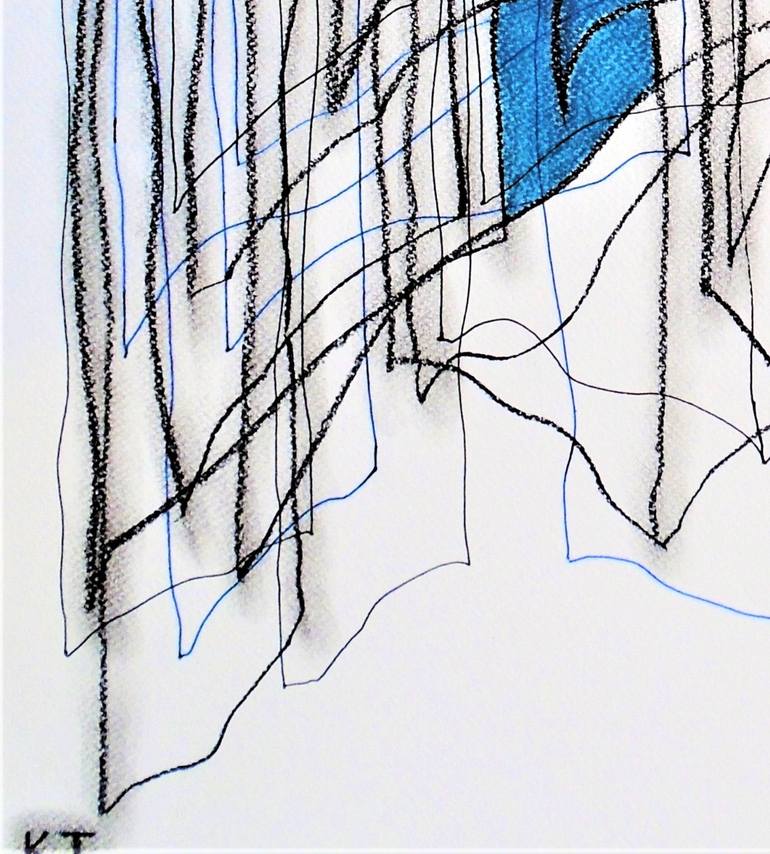 Original Expressionism Abstract Drawing by Kevin Jones