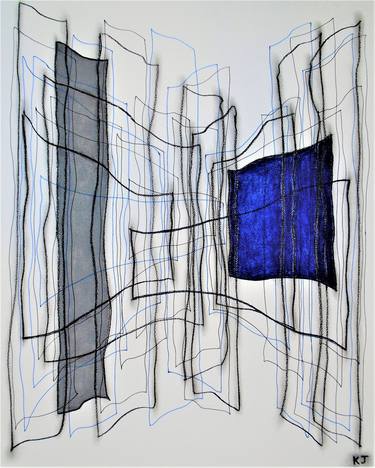 Original Expressionism Abstract Drawings by Kevin Jones