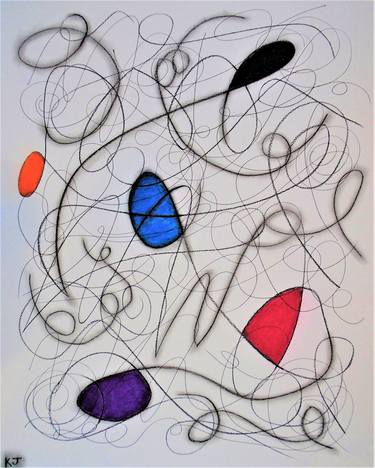 Original Abstract Drawings by Kevin Jones