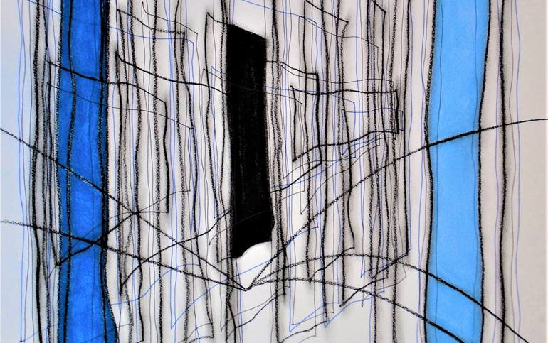Original Expressionism Abstract Drawing by Kevin Jones