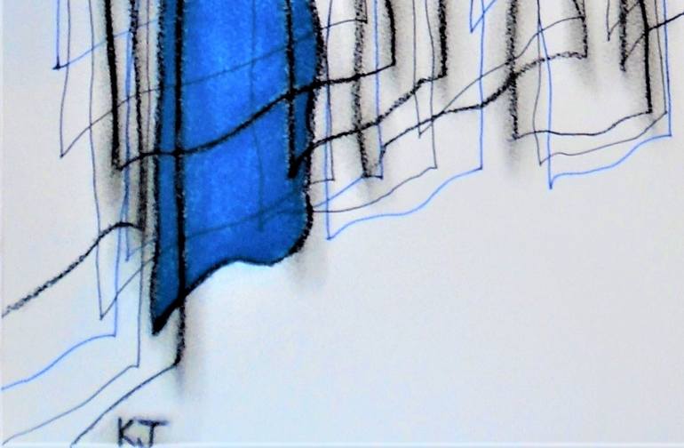 Original Expressionism Abstract Drawing by Kevin Jones