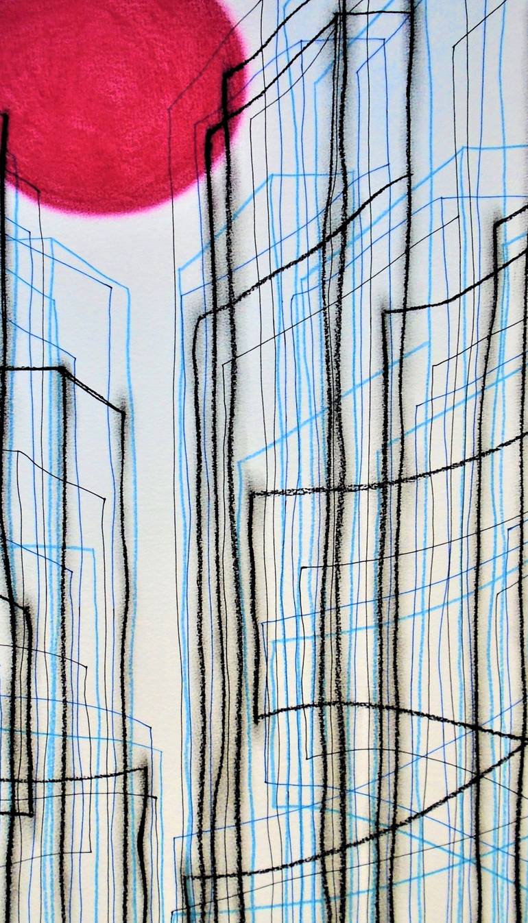 Original Expressionism Abstract Drawing by Kevin Jones