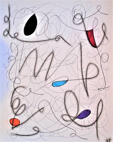 Print of Expressionism Abstract Drawings by Kevin Jones