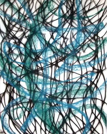 Original Abstract Expressionism Abstract Drawings by Kevin Jones