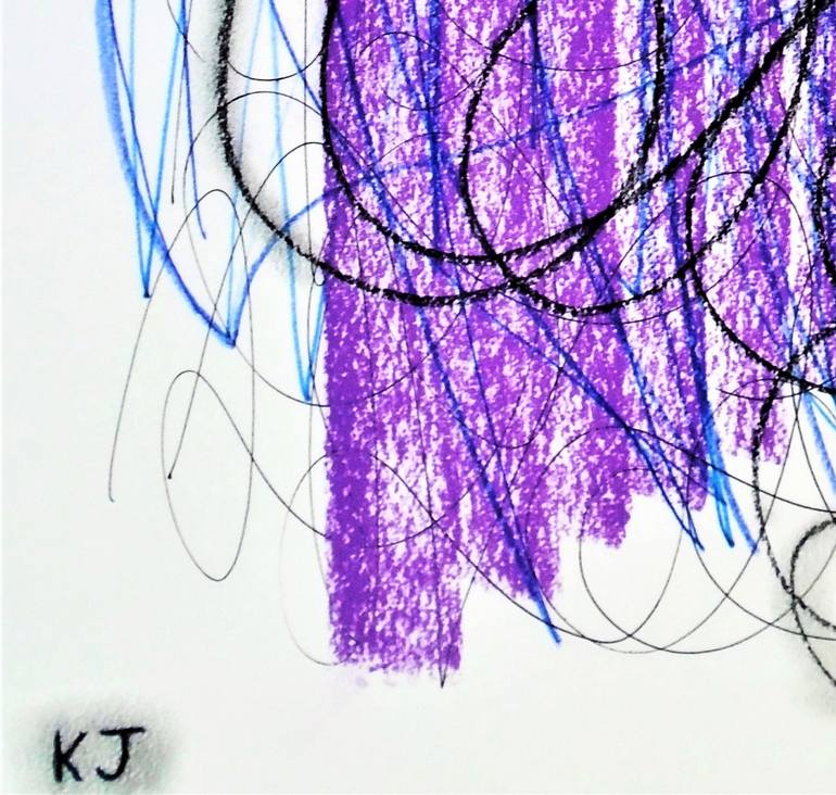 Original Modernism Abstract Drawing by Kevin Jones