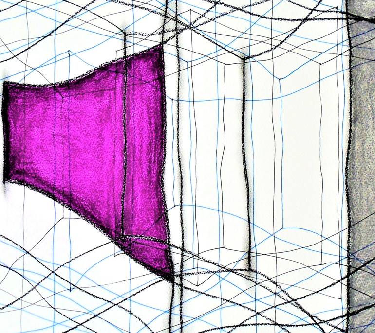 Original Minimalism Abstract Drawing by Kevin Jones