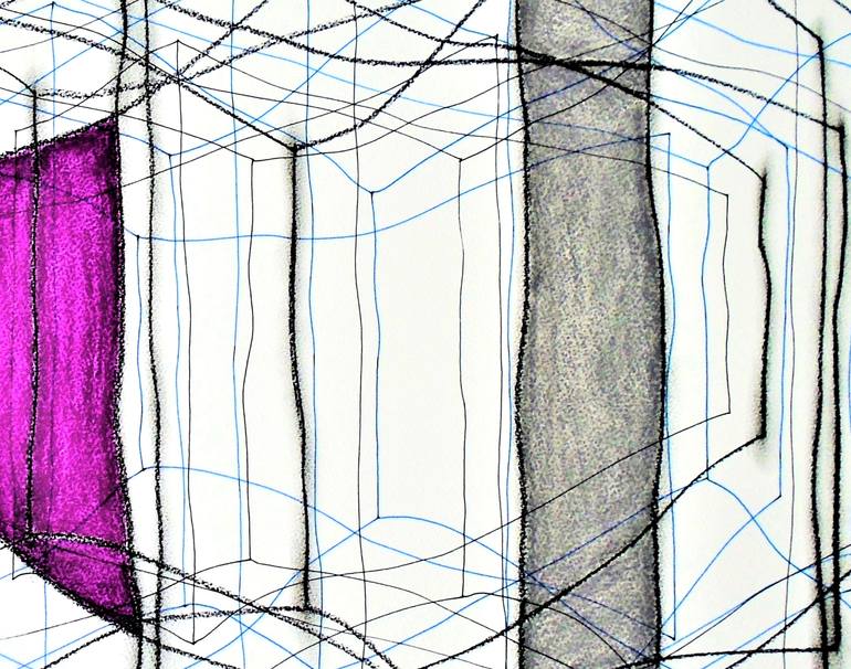 Original Minimalism Abstract Drawing by Kevin Jones