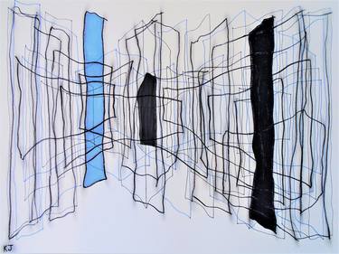 Print of Minimalism Abstract Drawings by Kevin Jones