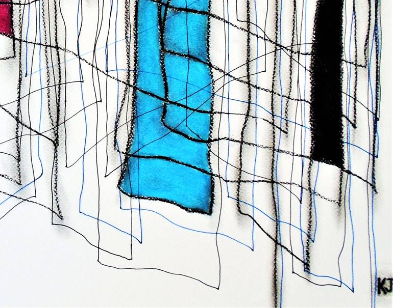 Original Expressionism Abstract Drawing by Kevin Jones