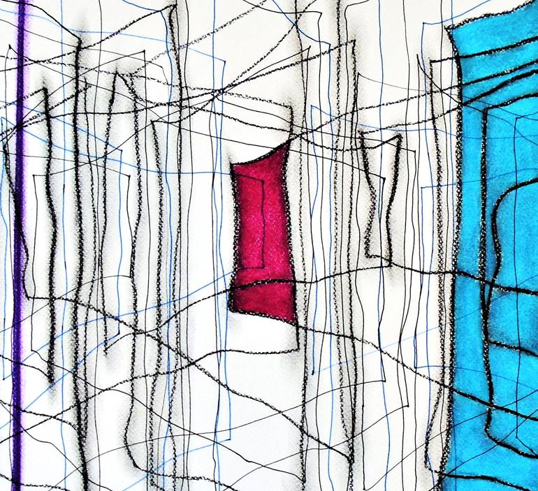 Original Expressionism Abstract Drawing by Kevin Jones