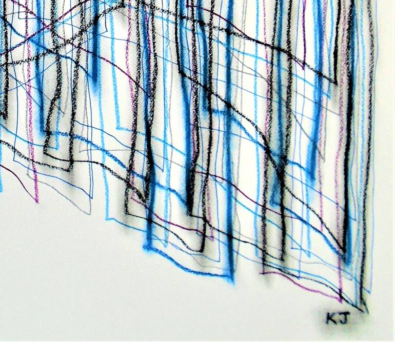 Original Expressionism Abstract Mixed Media by Kevin Jones