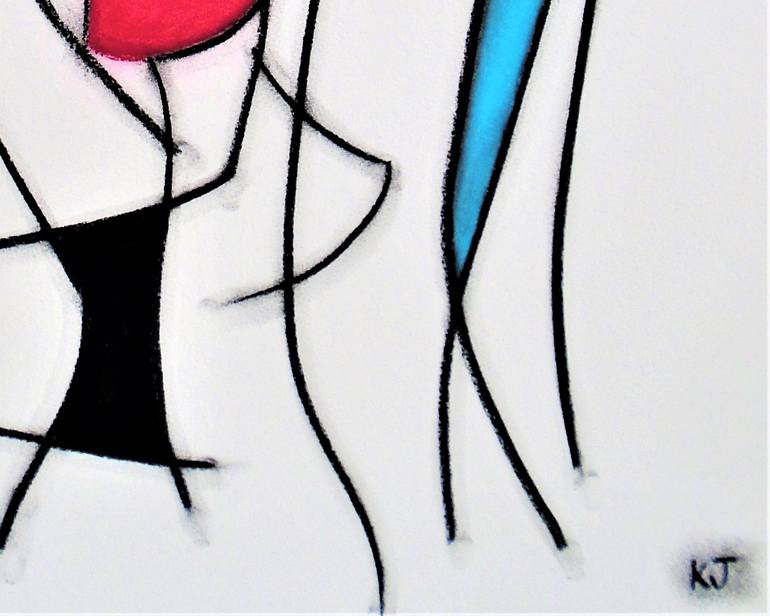 Original Minimalism Abstract Drawing by Kevin Jones