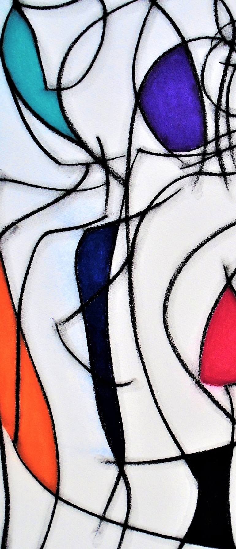 Original Minimalism Abstract Drawing by Kevin Jones