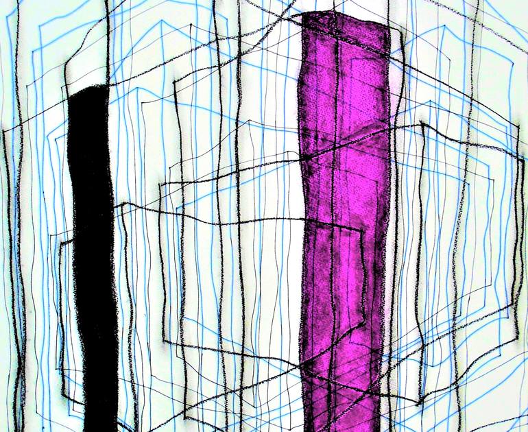 Original Minimalism Abstract Drawing by Kevin Jones