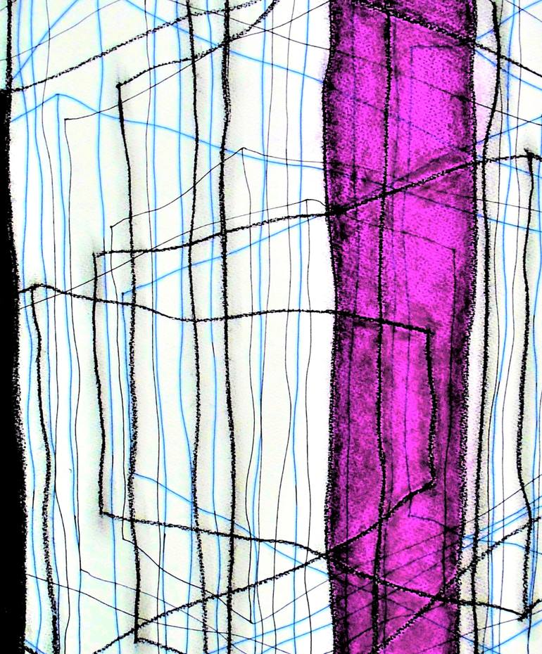 Original Minimalism Abstract Drawing by Kevin Jones
