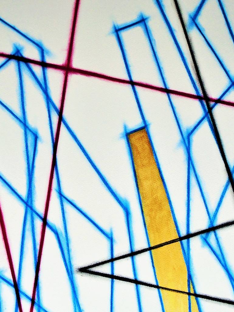 Original Cubism Abstract Painting by Kevin Jones