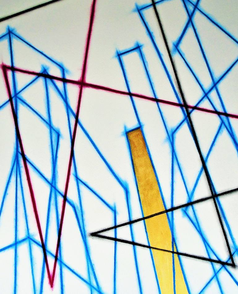 Original Cubism Abstract Painting by Kevin Jones