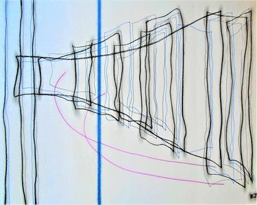 Original Minimalism Abstract Drawings by Kevin Jones