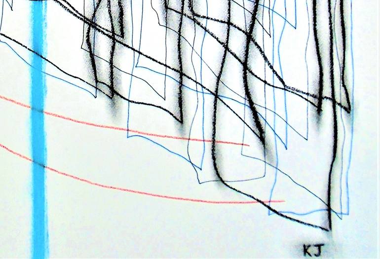 Original Contemporary Abstract Drawing by Kevin Jones
