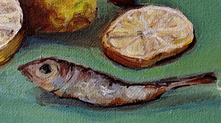 Original Food Painting by Regine Kuschke