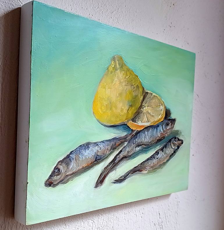 Original Food Painting by Regine Kuschke