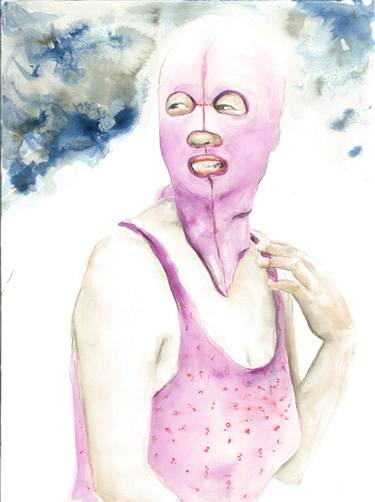 Original Contemporary People Drawings by Regine Kuschke
