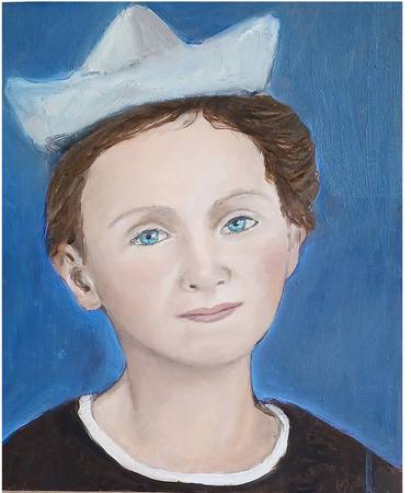 Original Portraiture Children Paintings by Regine Kuschke