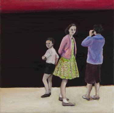 Print of Figurative Family Paintings by Regine Kuschke