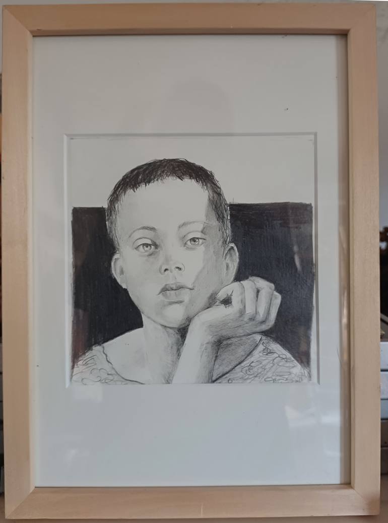 Original Figurative Women Drawing by Regine Kuschke