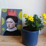 the picture and flowers