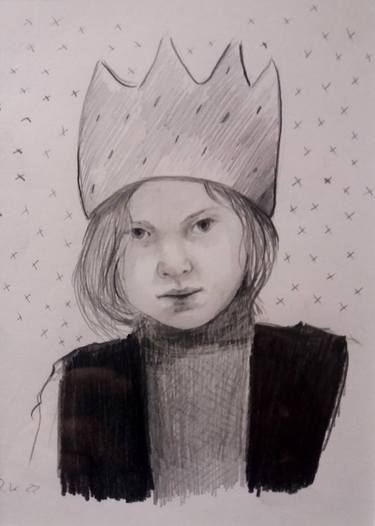 Original Children Drawings by Regine Kuschke