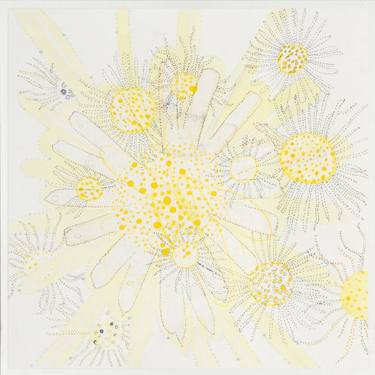 Original Abstract Botanic Drawings by Eva Breitfuss  Art Of Presence