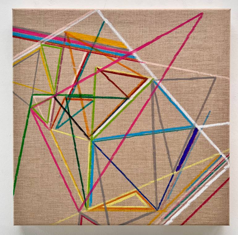 Original Abstract Painting by Eva Breitfuss - Art Of Presence | Abstract Art on Canvas | Hold Your Thoughts