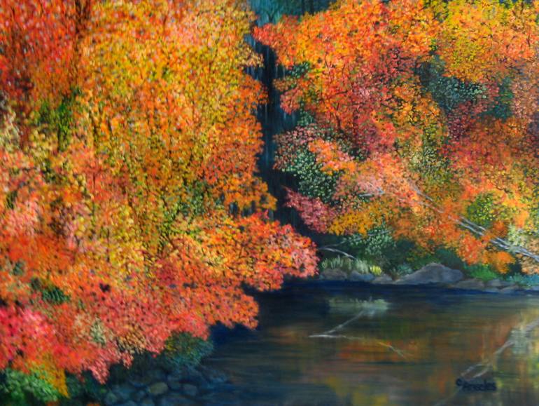 The Brook Painting by Cynthia Angeles | Saatchi Art