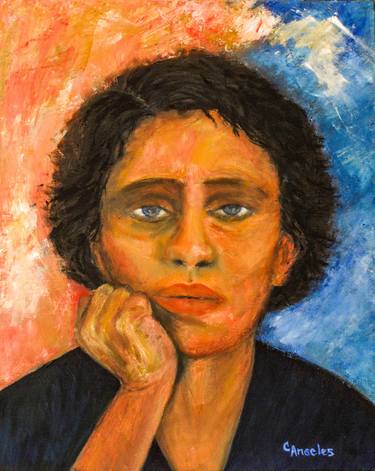 Original Portraiture Portrait Paintings by Cynthia Angeles