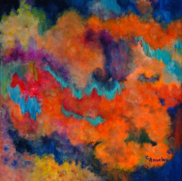 Original Abstract Paintings by Cynthia Angeles
