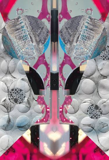 Original Artificial Intelligence Abstract Collage by Gabriele Walter