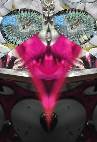 Original Artificial Intelligence Abstract Collage by Gabriele Walter