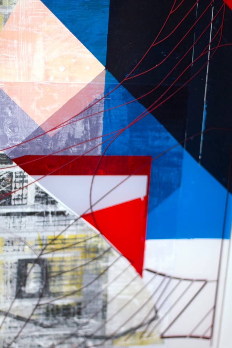 Original Abstract Science/Technology Painting by Gabriele Walter