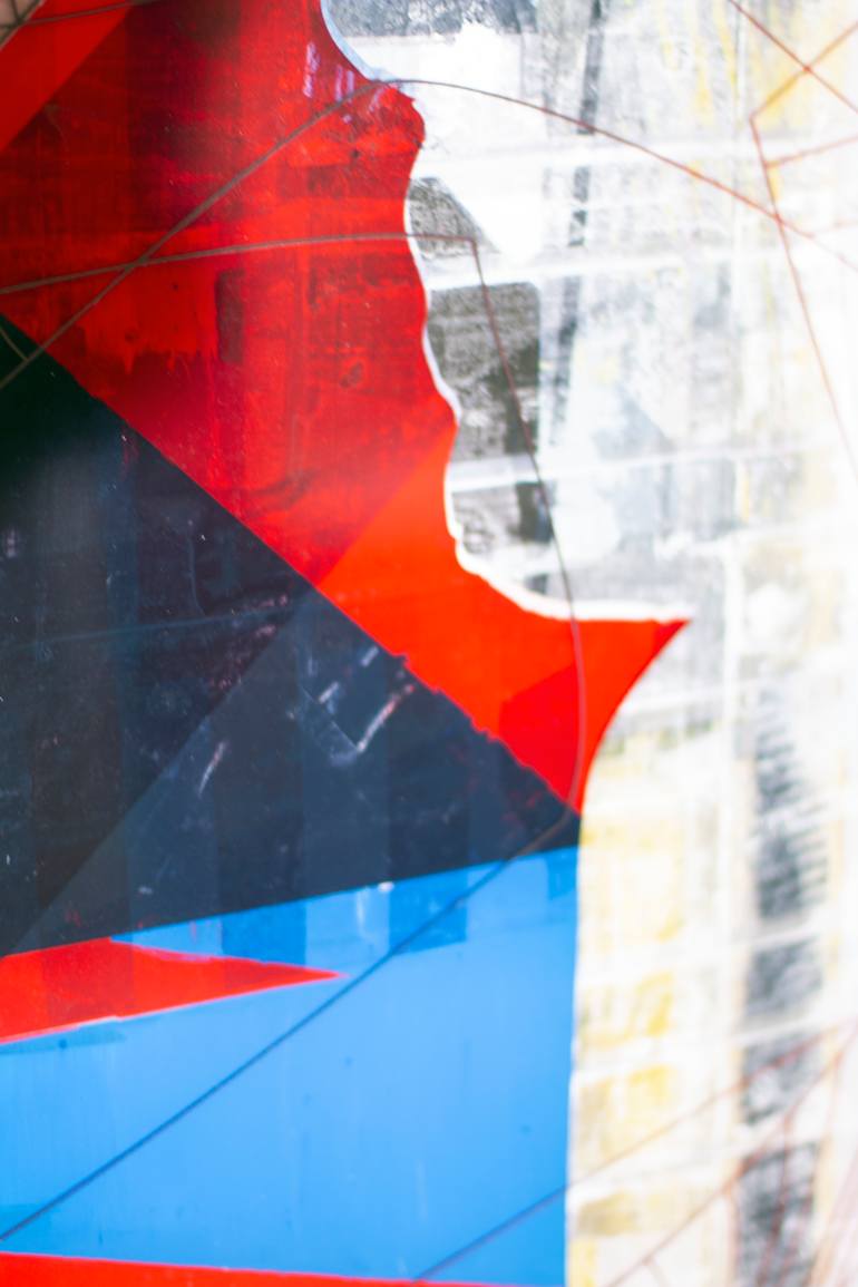 Original Abstract Science/Technology Painting by Gabriele Walter