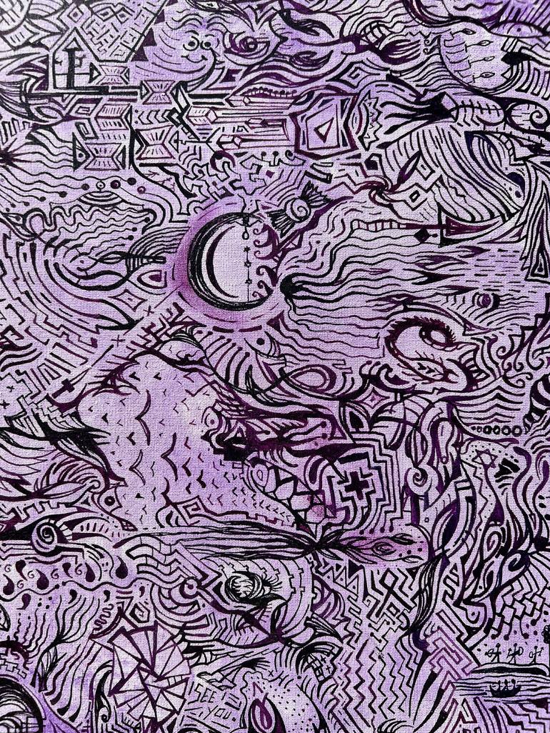 Original Illustration Abstract Painting by Mirela Fioresy