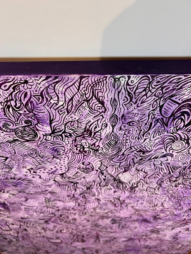 Original Illustration Abstract Painting by Mirela Fioresy