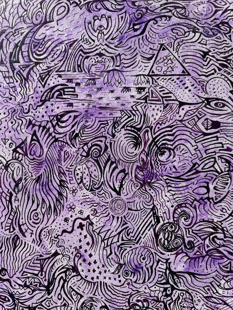 Original Illustration Abstract Painting by Mirela Fioresy