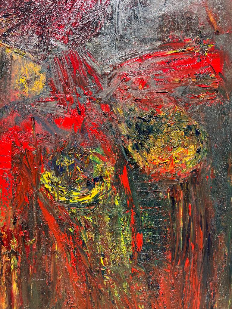 Original Abstract Expressionism Nude Painting by Mirela Fioresy