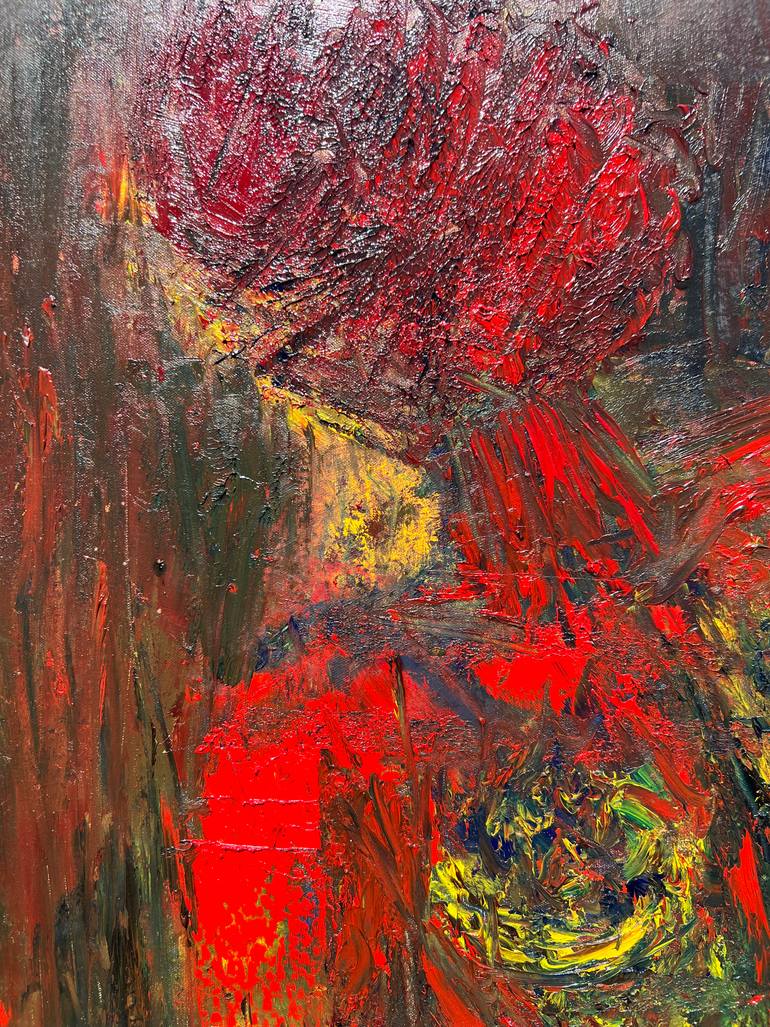 Original Abstract Expressionism Nude Painting by Mirela Fioresy